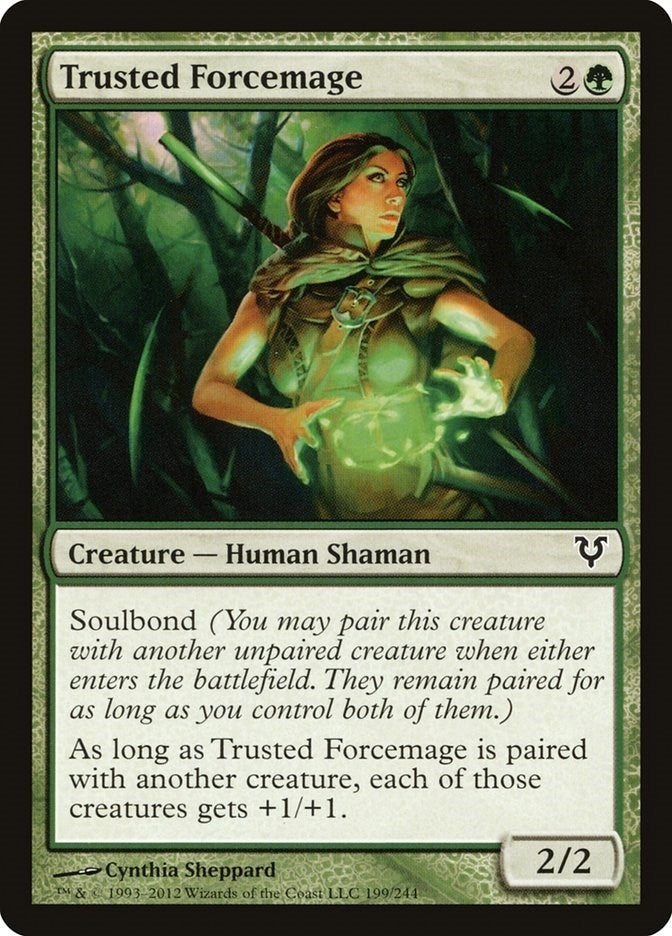 Image for Trusted Forcemage (199) (AVR) - Magic: The Gathering