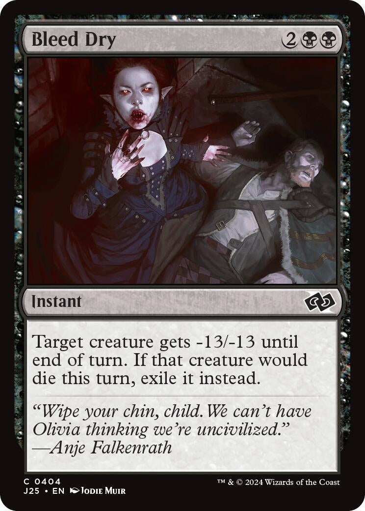 Image for Bleed Dry (404) - Magic: The Gathering