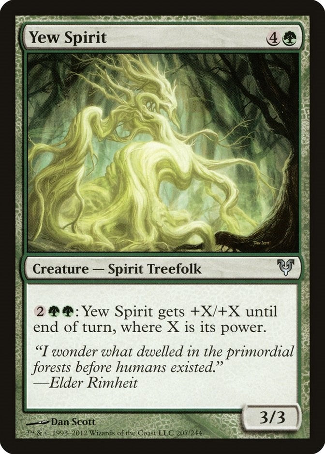 Image for Yew Spirit (207) (AVR) - Magic: The Gathering