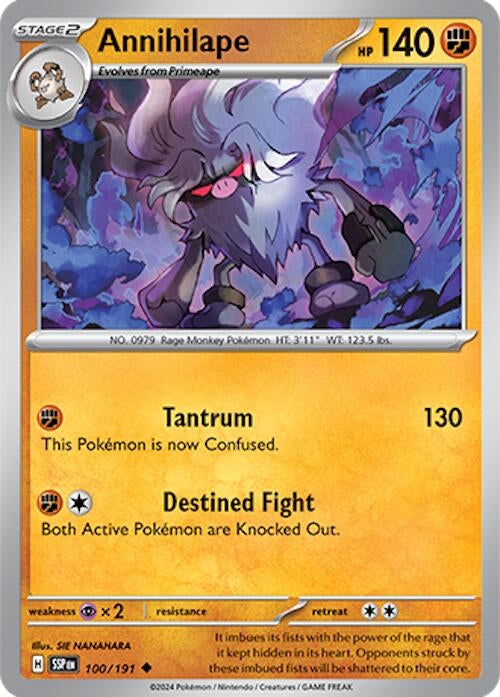 Image for Annihilape (100/191) (SSP) - Pokemon