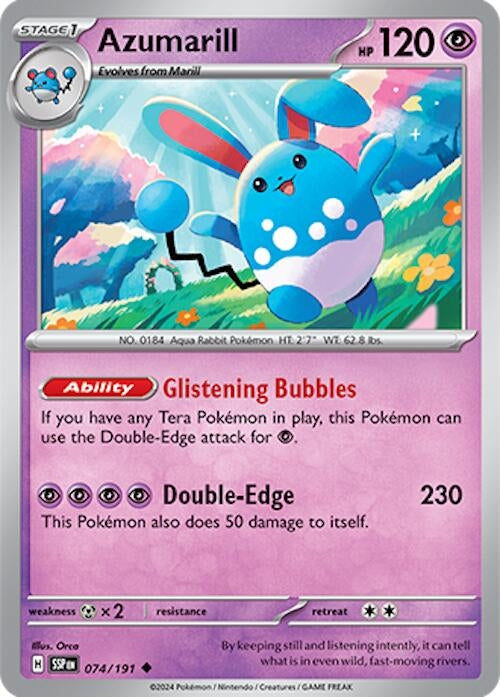 Image for Azumarill (074/191) (SSP) - Pokemon