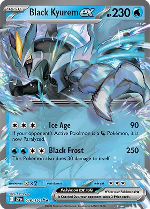 Image for Black Kyurem ex (048/191) (SSP) - Pokemon