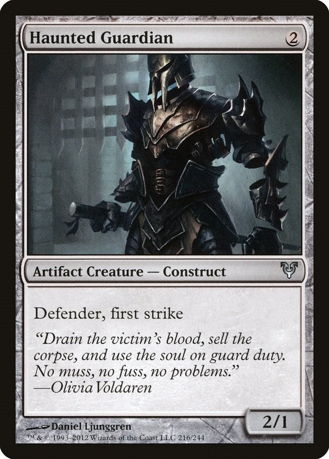 Image for Haunted Guardian (216) (AVR) - Magic: The Gathering
