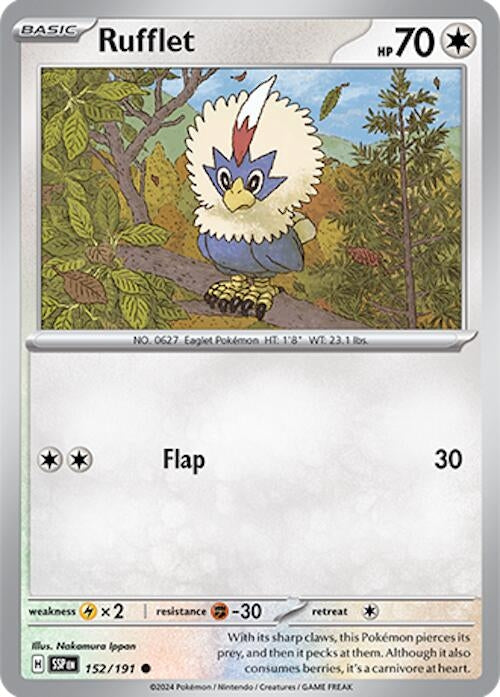 Image for Rufflet (152/191) (SSP) - Pokemon