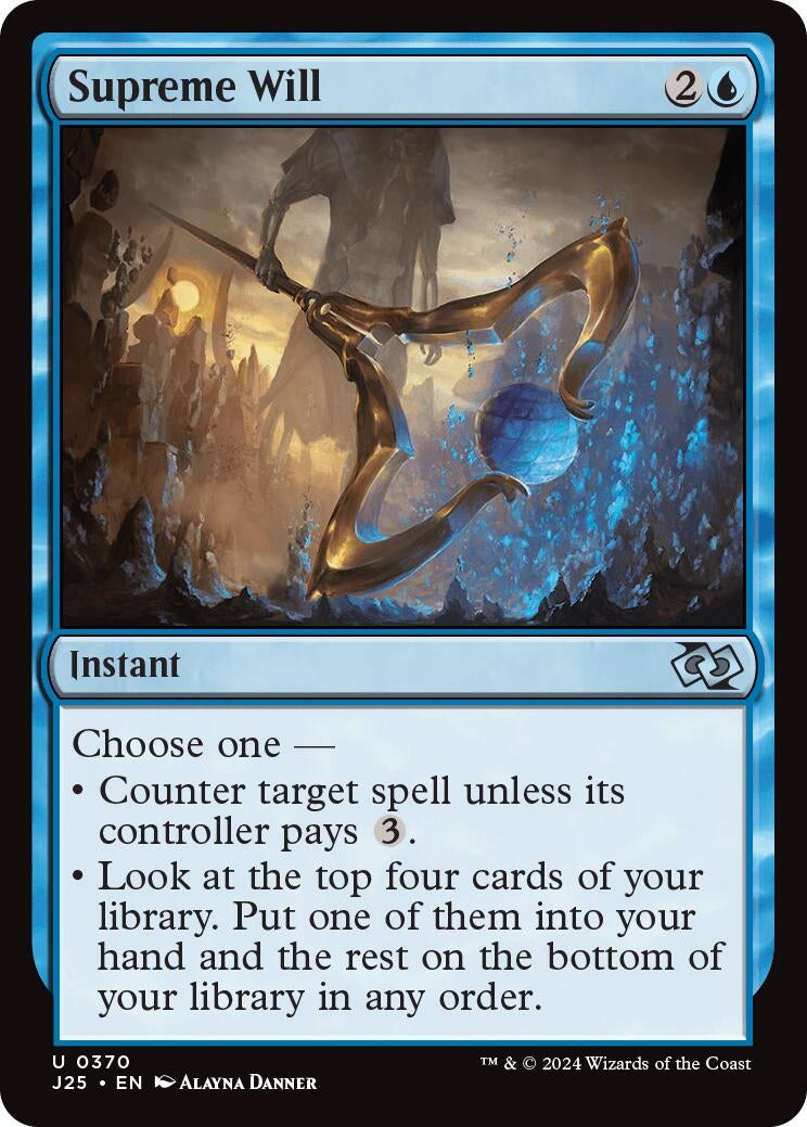 Image for Supreme Will (370) (J25) - Magic: The Gathering