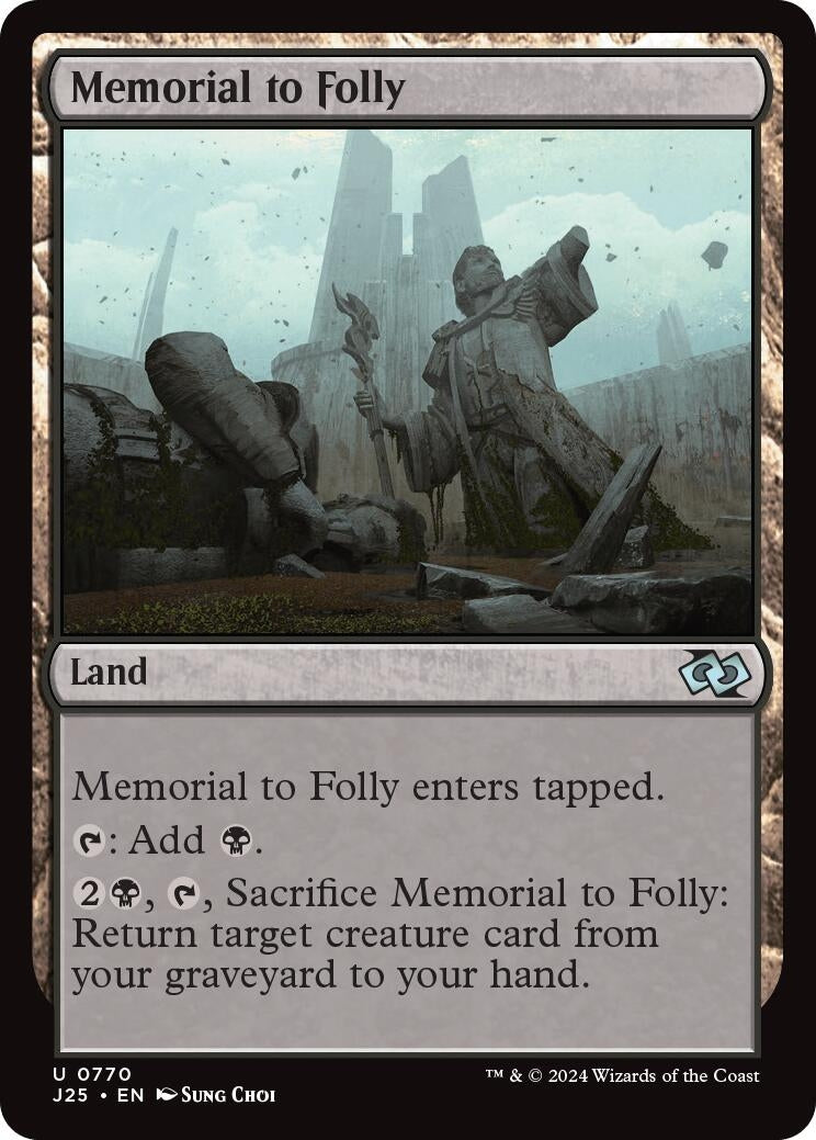 Image for Memorial to Folly (770) - Magic: The Gathering