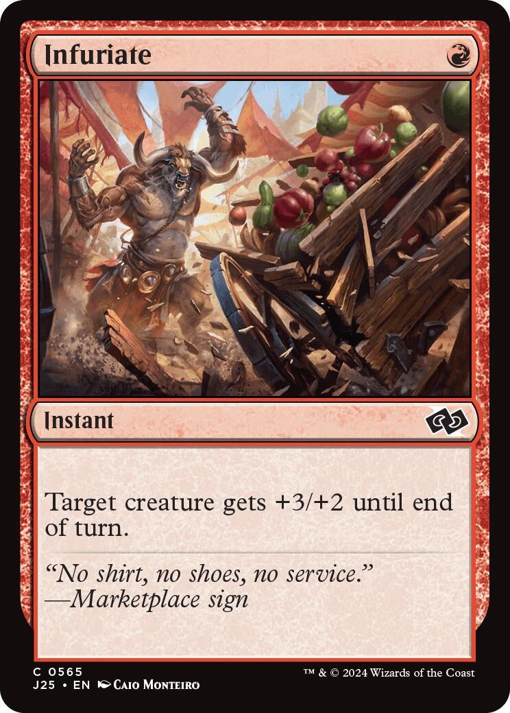 Image for Infuriate (565) - Magic: The Gathering
