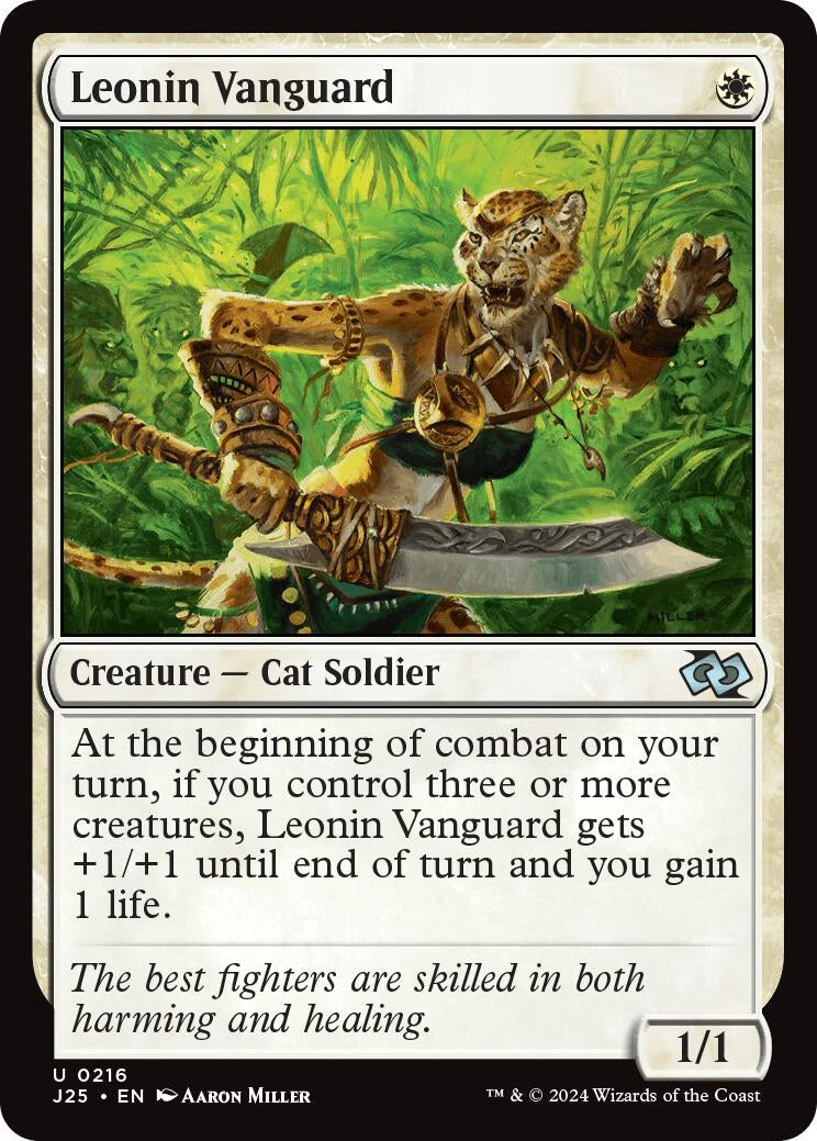 Image for Leonin Vanguard (216) - Magic: The Gathering