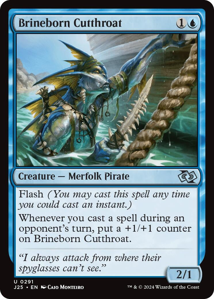 Image for Brineborn Cutthroat (291) - Magic: The Gathering
