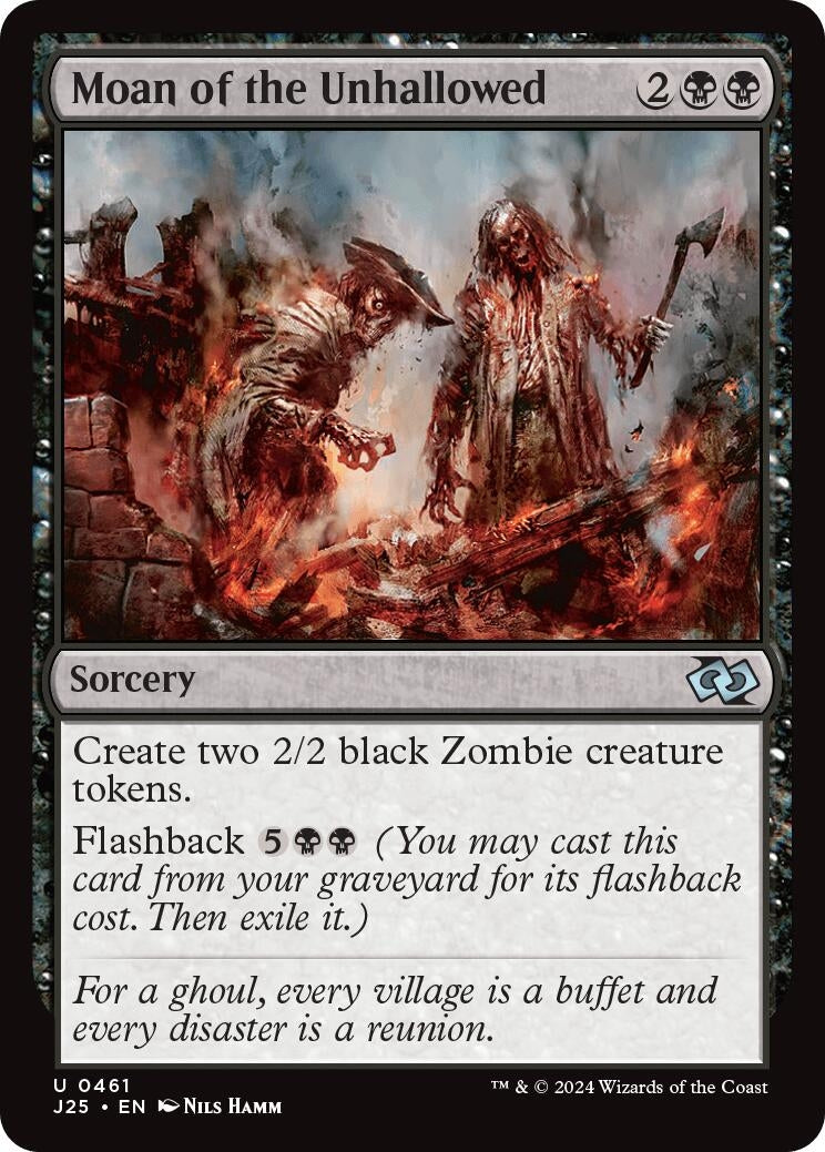 Image for Moan of the Unhallowed (461) - Magic: The Gathering