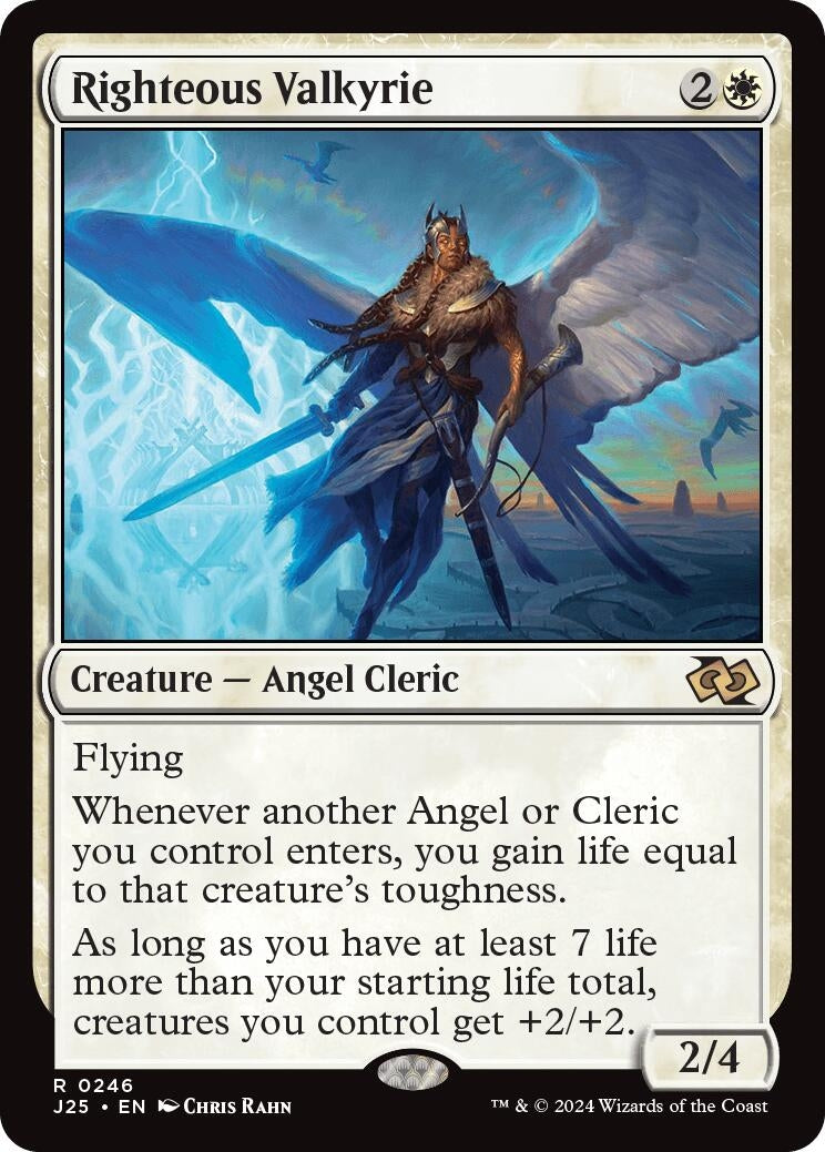 Image for Righteous Valkyrie (246) - Magic: The Gathering