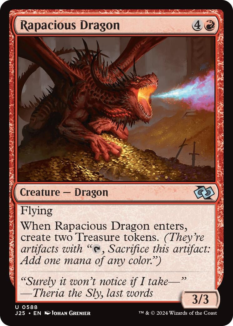 Image for Rapacious Dragon (588) - Magic: The Gathering