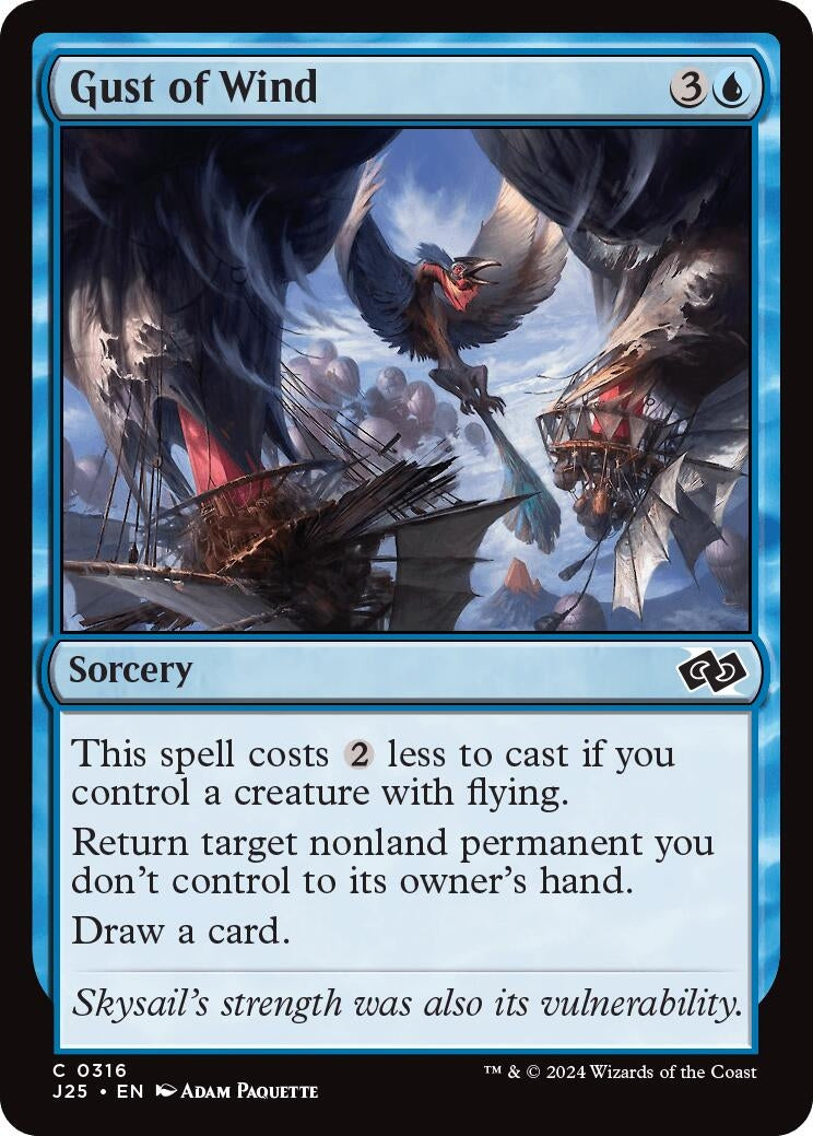 Image for Gust of Wind (316) - Magic: The Gathering
