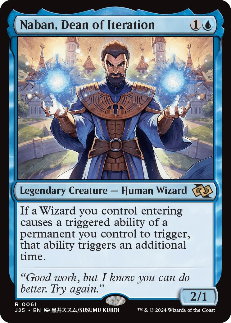 Image for Naban, Dean of Iteration (Anime) (61) - Magic: The Gathering