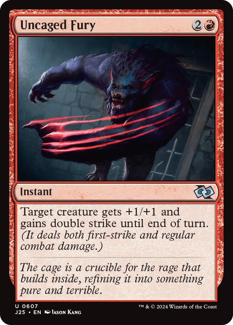 Image for Uncaged Fury (607) - Magic: The Gathering