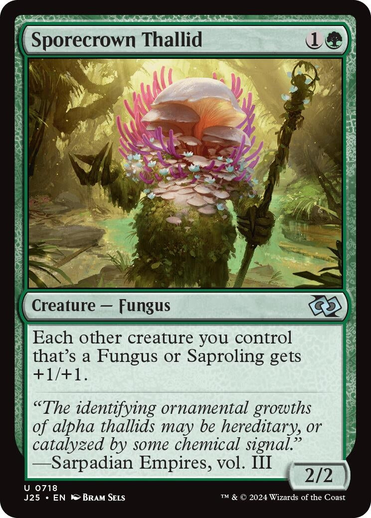Image for Sporecrown Thallid (718) (J25) - Magic: The Gathering