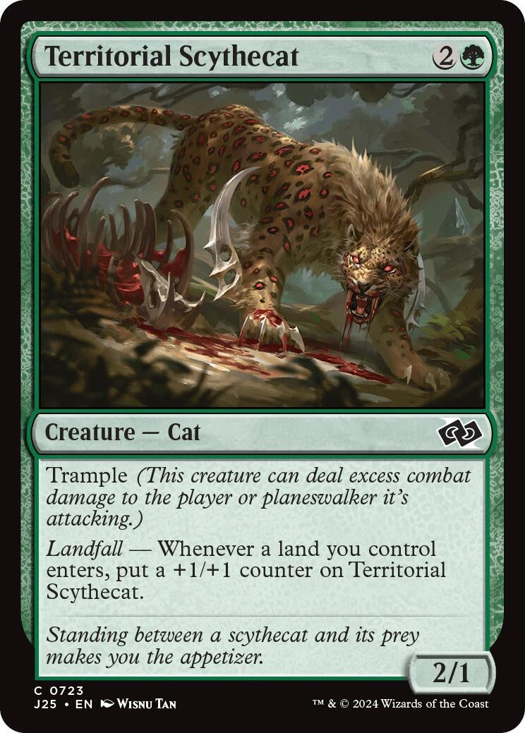 Image for Territorial Scythecat (723) - Magic: The Gathering