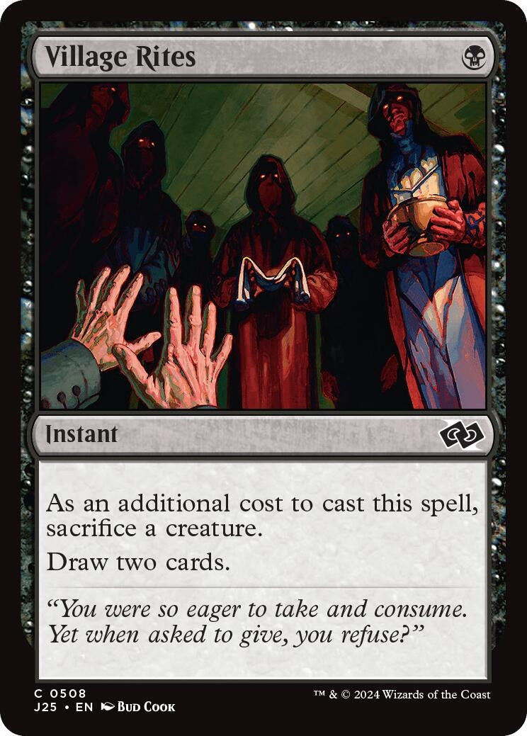 Image for Village Rites (508) - Magic: The Gathering