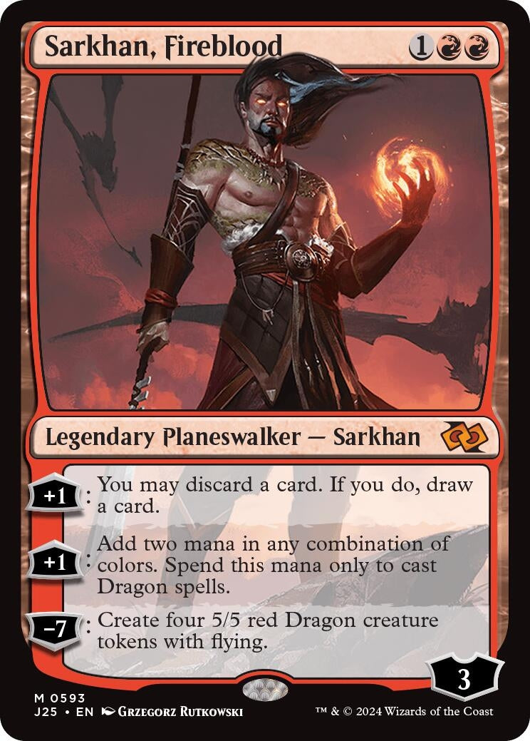 Image for Sarkhan, Fireblood (593) - Magic: The Gathering
