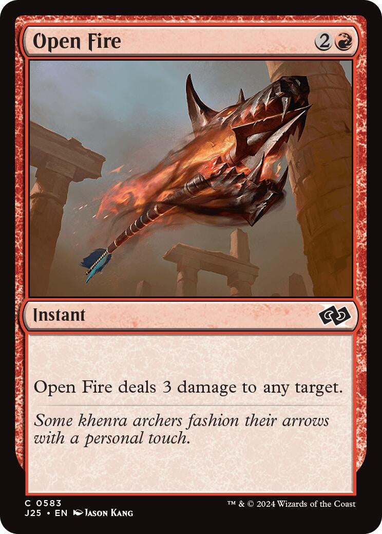 Image for Open Fire (583) - Magic: The Gathering
