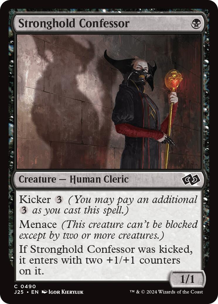 Image for Stronghold Confessor (490) (J25) - Magic: The Gathering