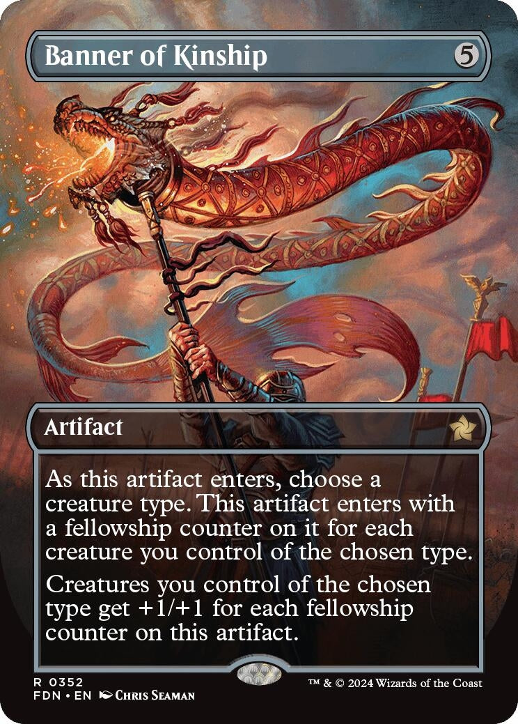 Image for Banner of Kinship (Borderless) (352) - Magic: The Gathering