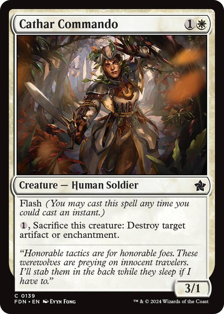 Image for Cathar Commando (139) - Magic: The Gathering