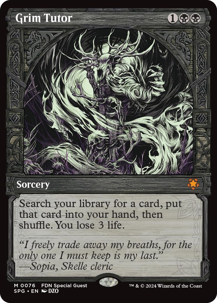 Image for Grim Tutor (Showcase) (76) - Magic: The Gathering