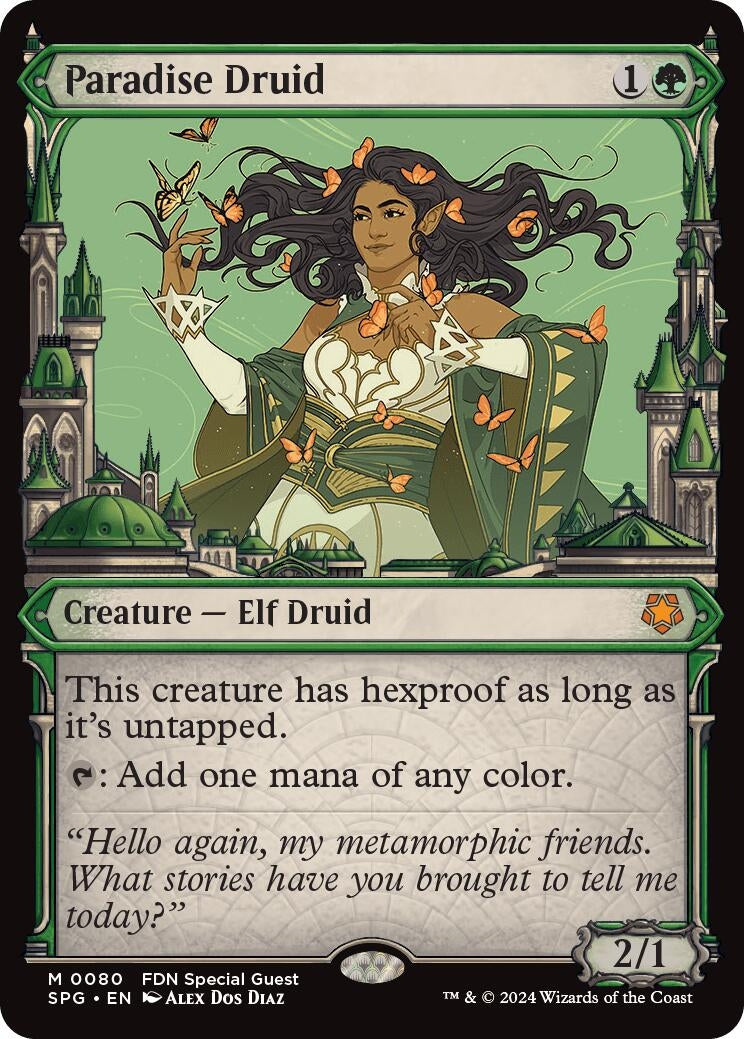 Image for Paradise Druid (Showcase) (80) - Magic: The Gathering