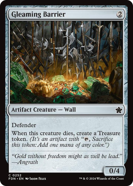 Image for Gleaming Barrier (252) - Magic: The Gathering