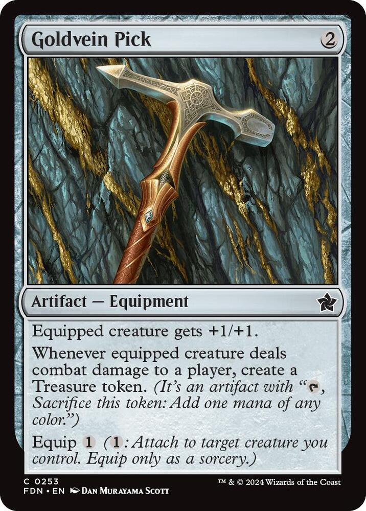Image for Goldvein Pick (253) - Magic: The Gathering