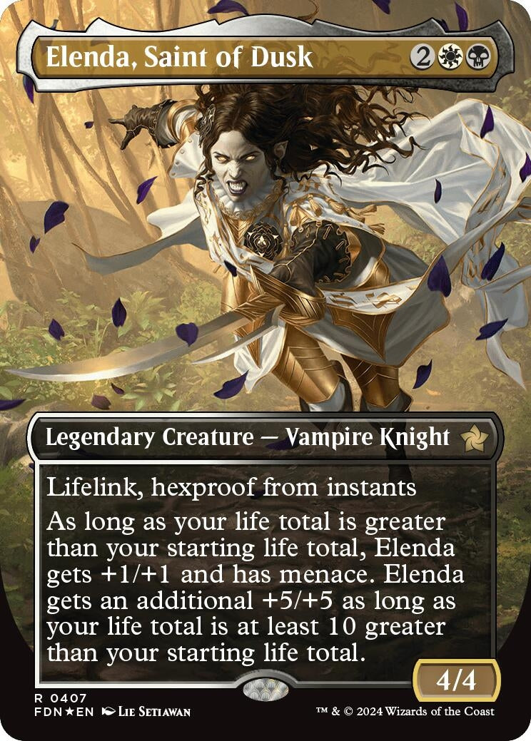 Image for Elenda, Saint of Dusk (Borderless) (Mana Foil) (407) - Magic: The Gathering