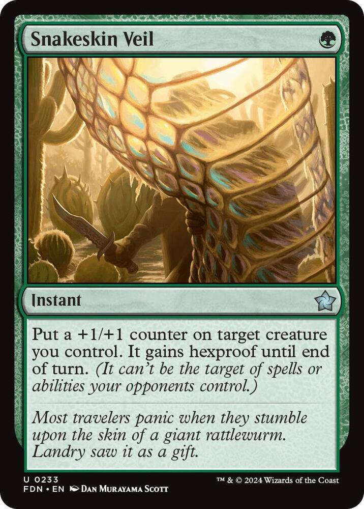 Image for Snakeskin Veil (233) - Magic: The Gathering