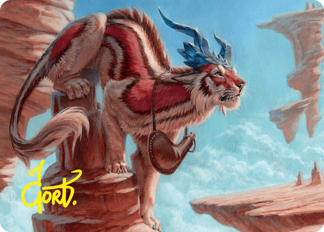 Image for Felidar Savior Art Card (3/54) (Gold-Stamped Signature) (3) (ASFDN) - Magic: The Gathering