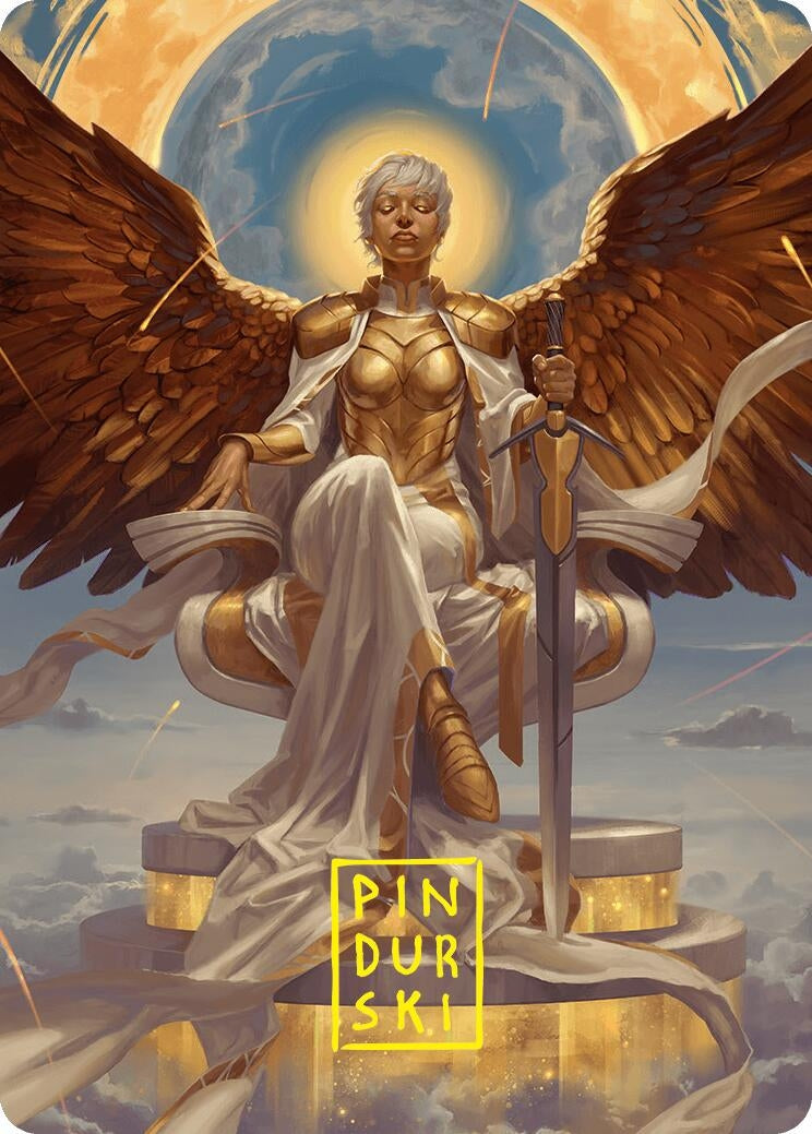 Image for Herald of Eternal Dawn Art Card (27/54) (Gold-Stamped Signature) (27) (ASFDN) - Magic: The Gathering