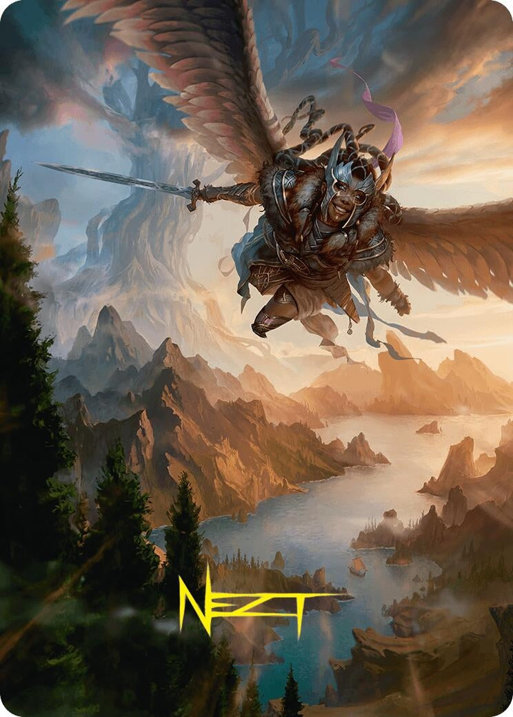 Image for Youthful Valkyrie Art Card (28/54) (Gold-Stamped Signature) (28) (ASFDN) - Magic: The Gathering