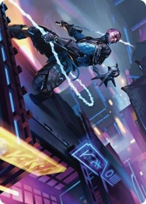 Image for Kaito, Cunning Infiltrator Art Card (51/54) (51) - Magic: The Gathering