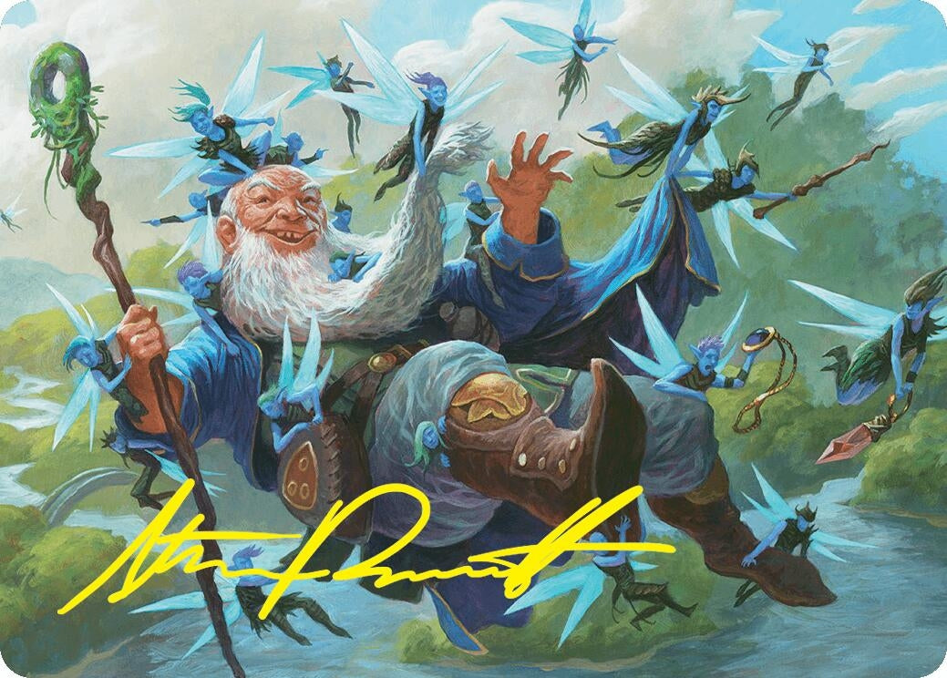 Image for Mischievous Mystic Art Card (7/54) (Gold-Stamped Signature) (7) (ASFDN) - Magic: The Gathering