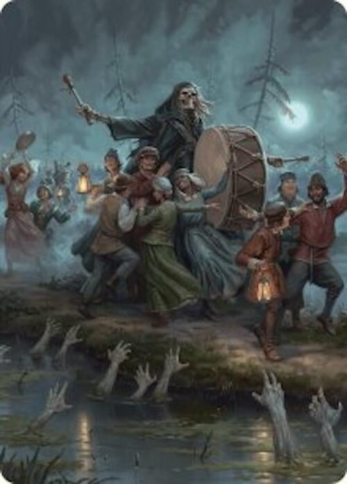 Image for Blasphemous Edict Art Card (35/54) (35) (ASFDN) - Magic: The Gathering
