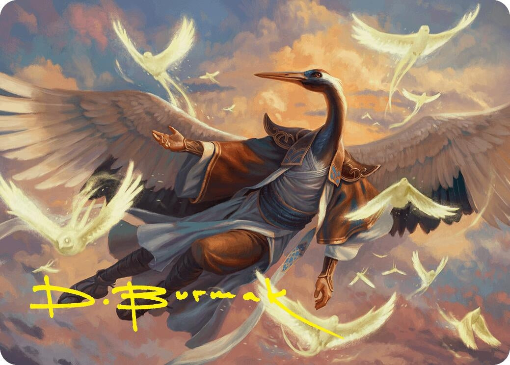 Image for Kykar, Zephyr Awakener Art Card (16/54) (Gold-Stamped Signature) (16) - Magic: The Gathering