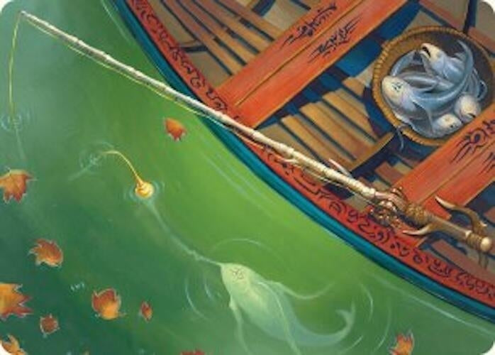 Image for Fishing Pole Art Card (18/54) (18) (ASFDN) - Magic: The Gathering