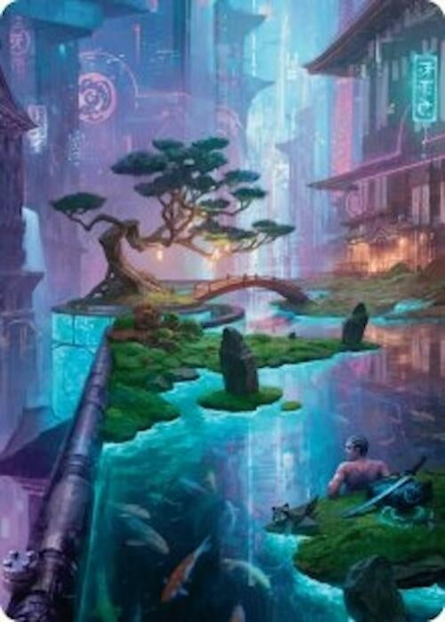 Image for Island Art Card (22/54) (22) (ASFDN) - Magic: The Gathering
