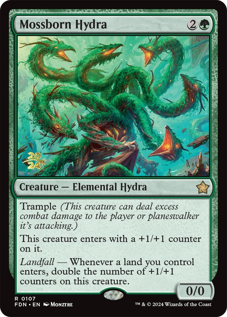 Image for Mossborn Hydra (107) (PRE) - Magic: The Gathering