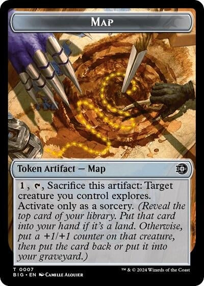 Image for Map // Plot Double-Sided Token (7 // 20) - Magic: The Gathering