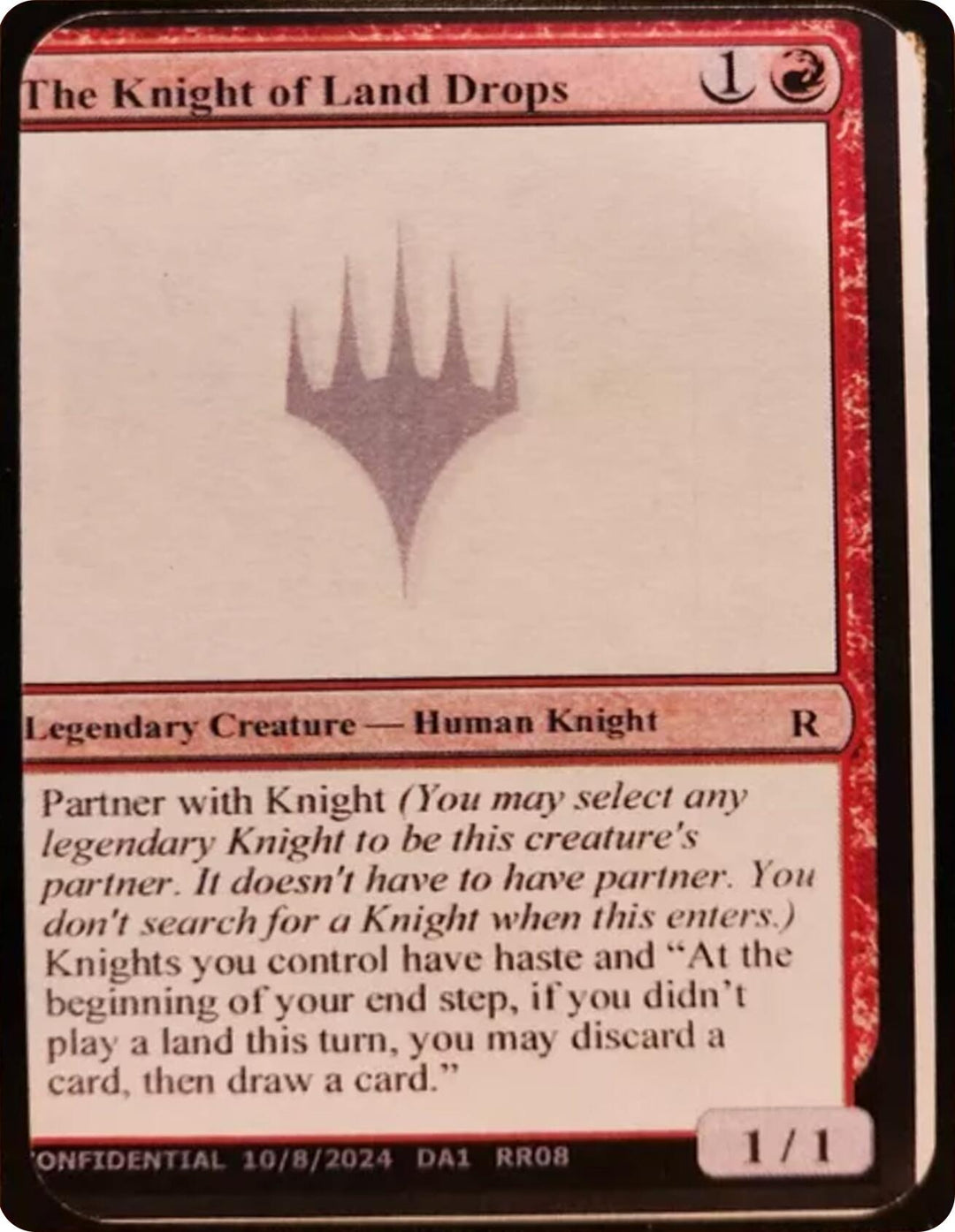 Image for The Knight of Land Drops (UNK) - Magic: The Gathering