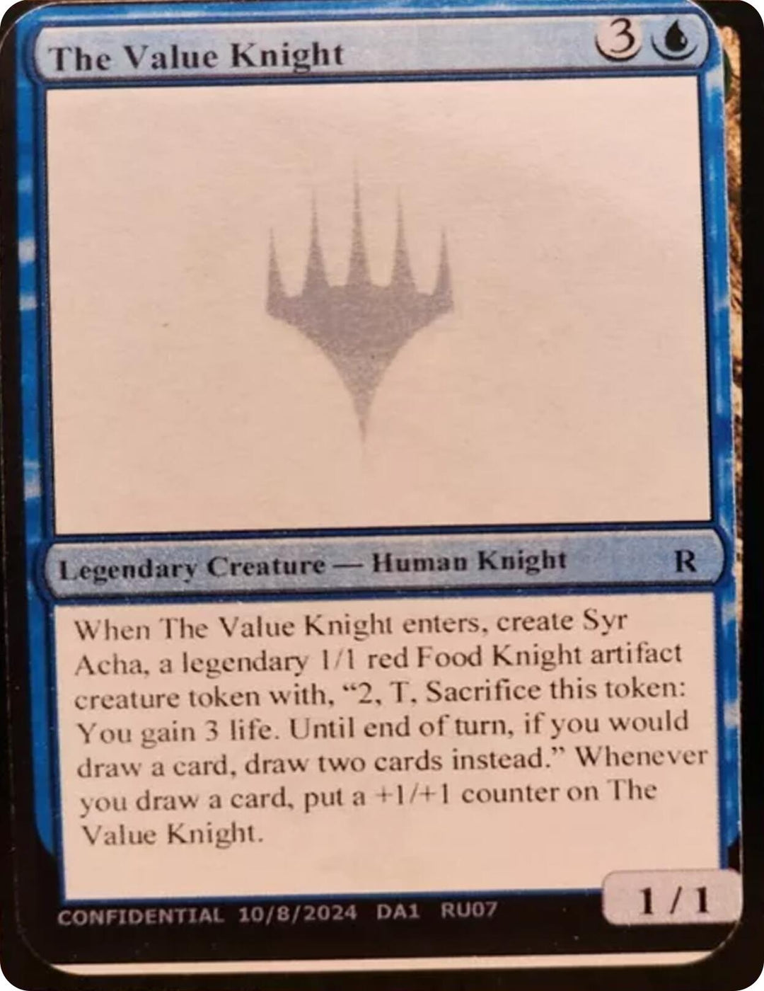 Image for The Value Knight (UNK) - Magic: The Gathering