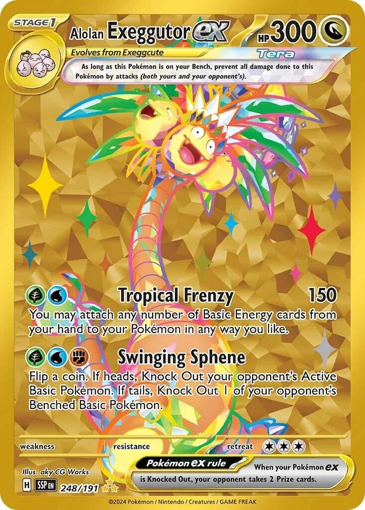 Image for Alolan Exeggutor ex (248/191) (SSP) - Pokemon