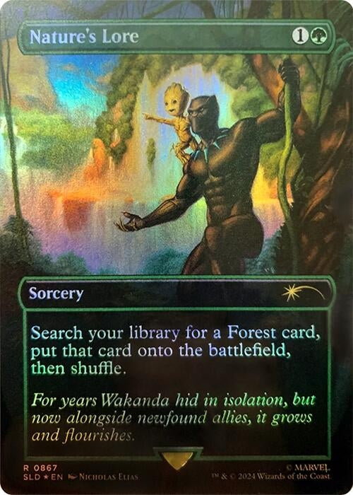 Image for Nature's Lore (867) (Rainbow Foil) (867) - Magic: The Gathering