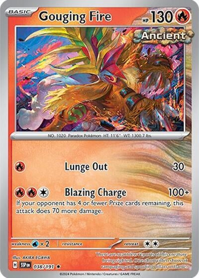 Image for Gouging Fire (038/191) (PR) - Pokemon