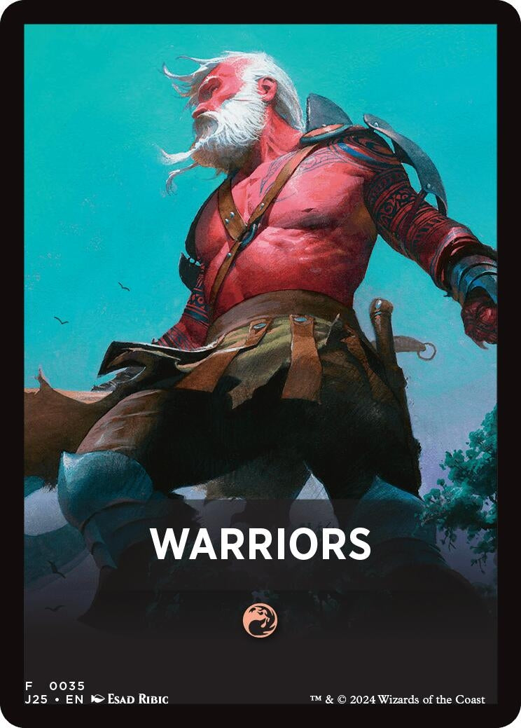 Image for Warriors Theme Card (35) - Magic: The Gathering